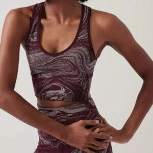 Athleta Aurora Seamless Shine V-Neck Tank –‎ Size Small (NWT)